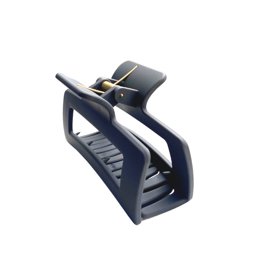 Grace Midi Claw- Charcoal Grey