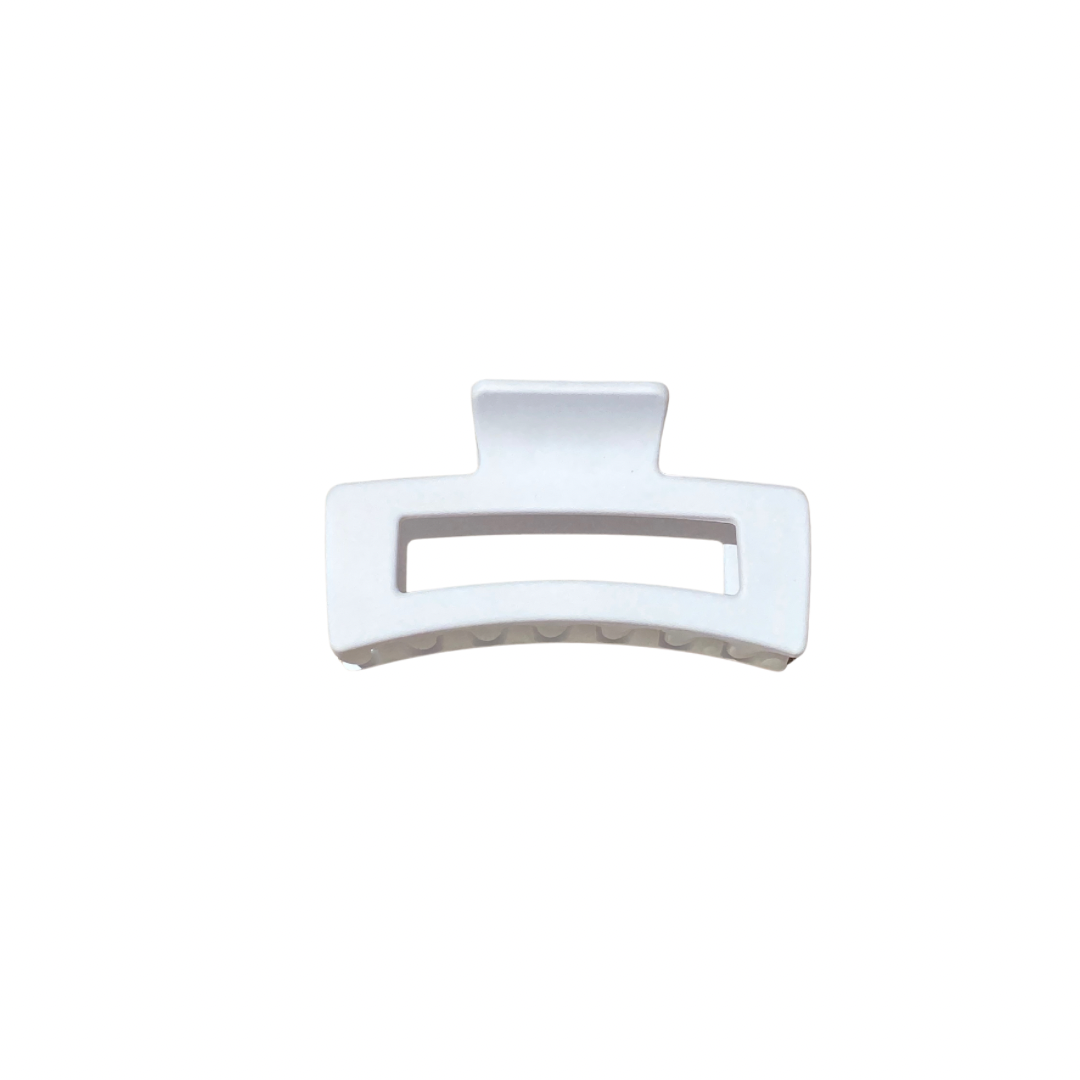 Small Claw Clip - White