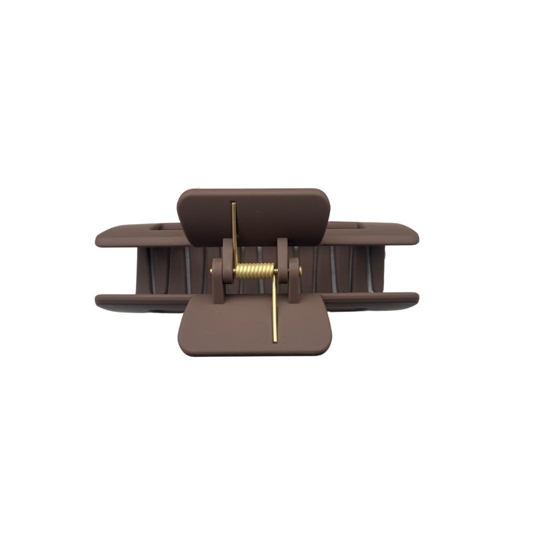 Grace Midi Claw - Chocolate