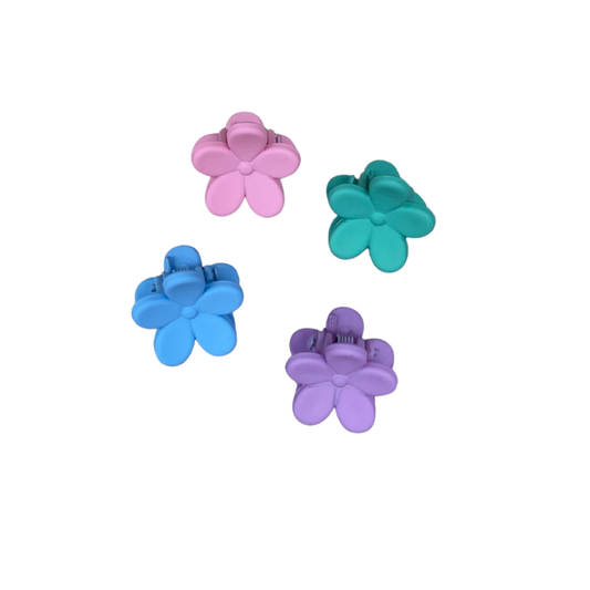 Mini Flowers - 10 pcs (pink, purple, aqua green, blue