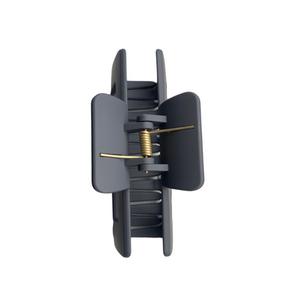 Grace Midi Claw- Charcoal Grey