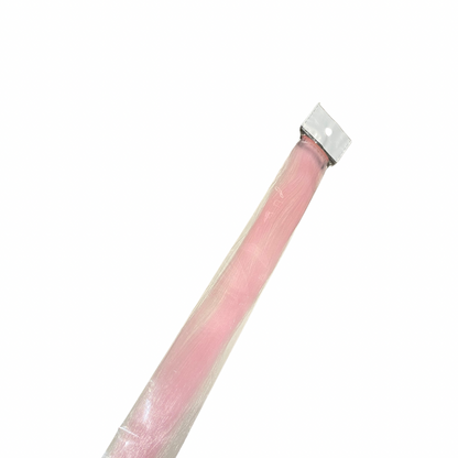 Clip in pink hair extensions