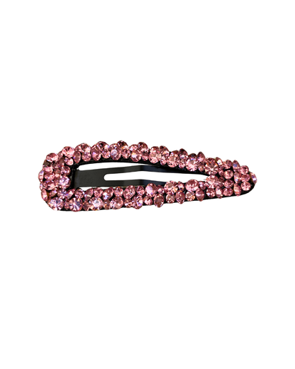 Pink Gemstone Hair Clip - 1pc