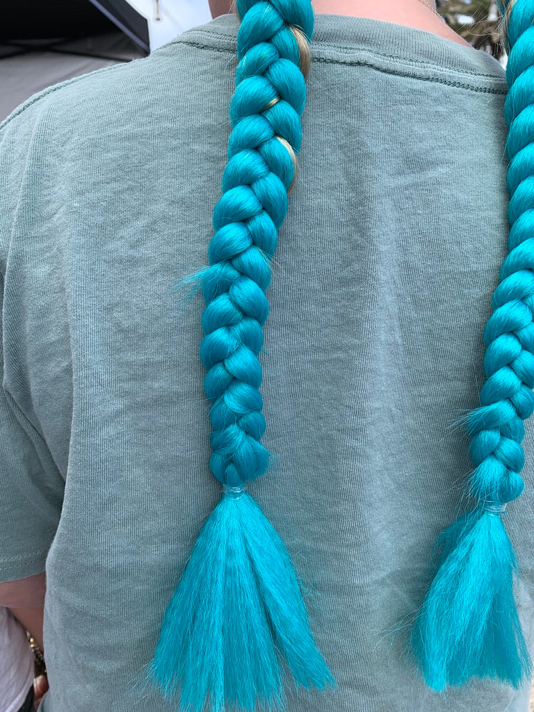 Jumbo Hair Braid (BRSCB005 - Teal)