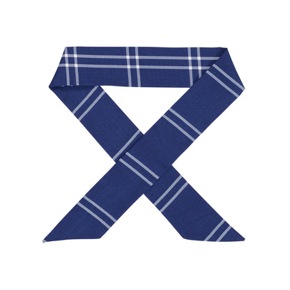 Blair Hair Scarf - Navy Tartan