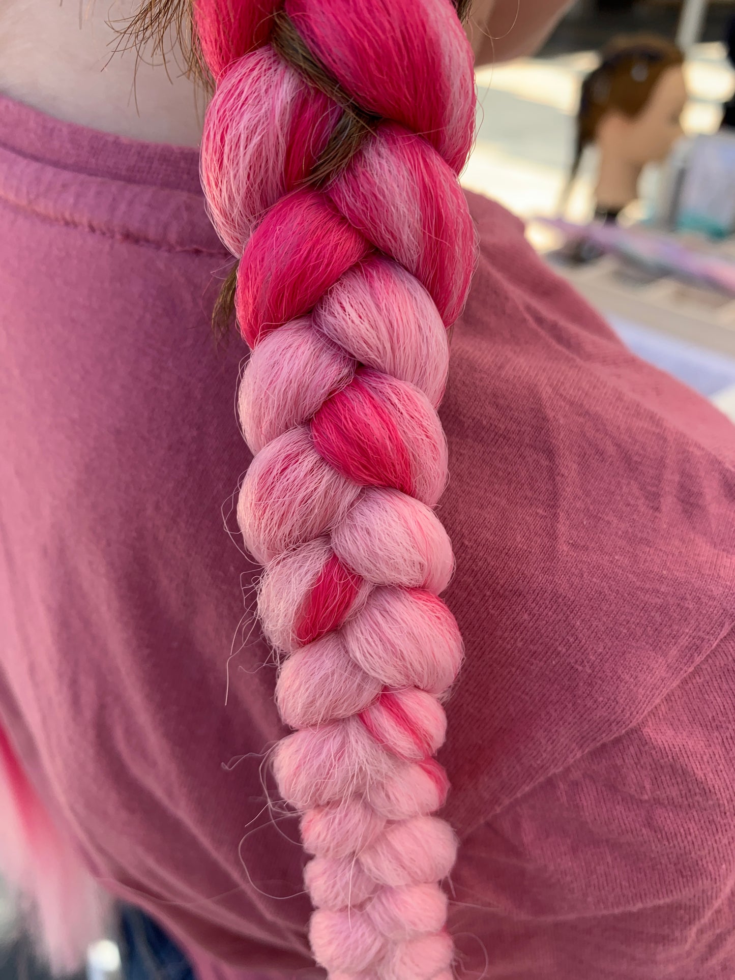 Jumbo Hair Braid (BRTHB002 - Purple, Hot Pink and Pink)