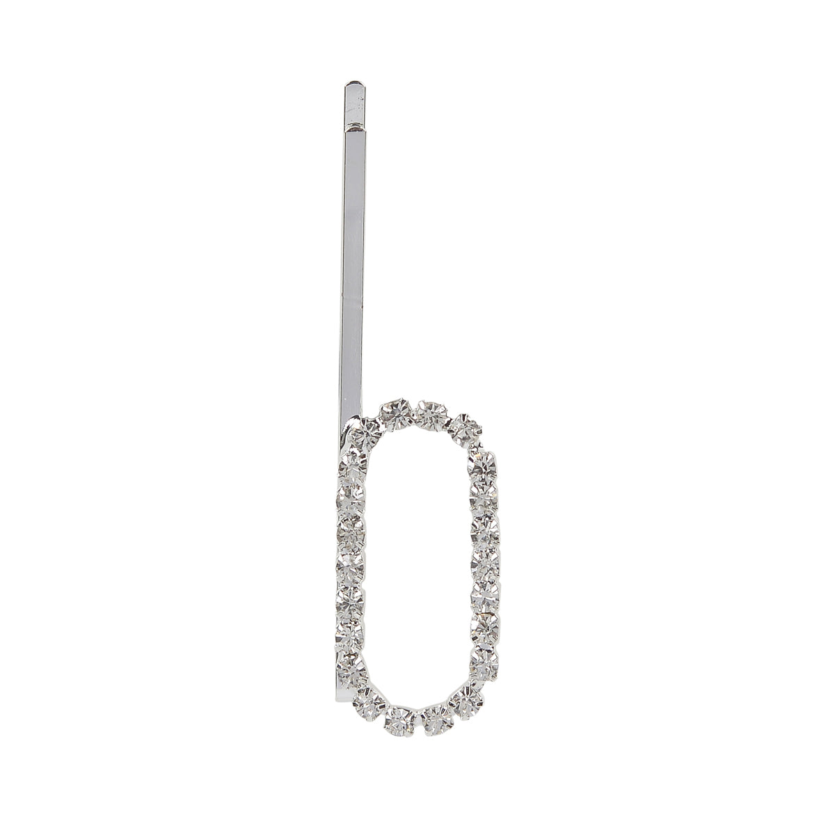 Letter O Bobby Pin - Silver