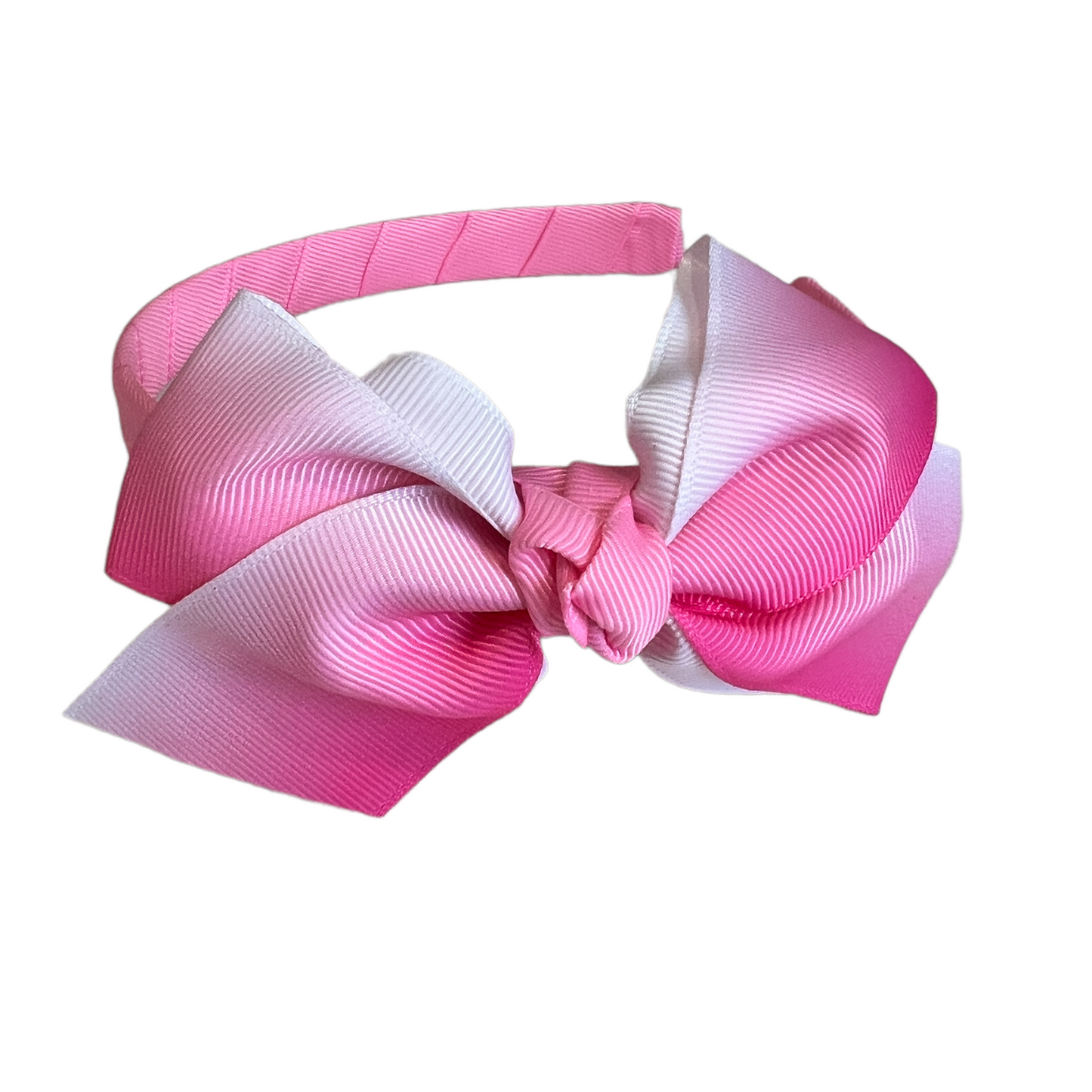 Pink Ombre Bow Headband