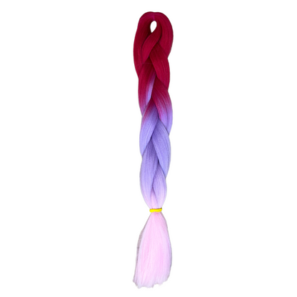 Jumbo Hair Braid (BRTHB010 - Fuchsia, Purple and pink)