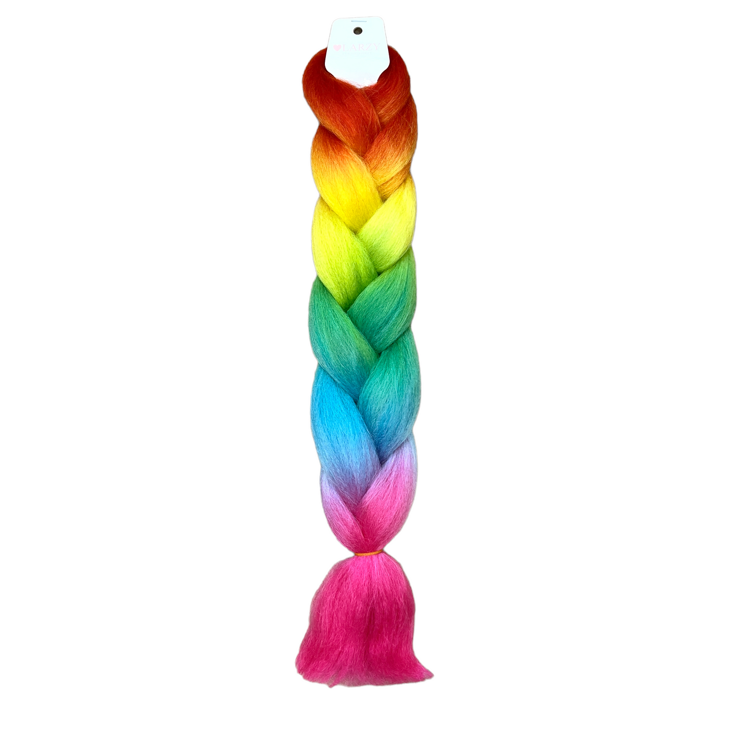 Jumbo Hair Braid (BRRBW004 - Pink Rainbow)