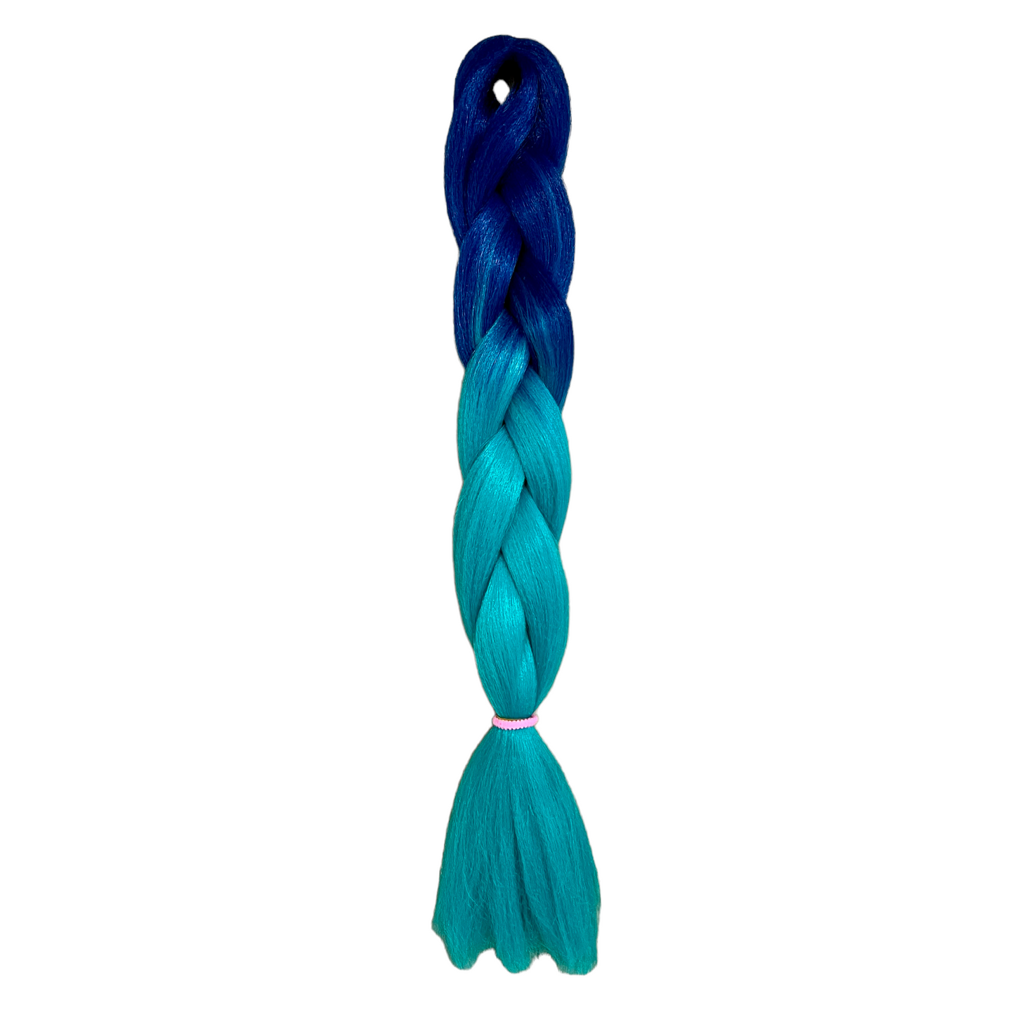 Jumbo Hair Braid (BRTWB004 - Navy and Sea Green)