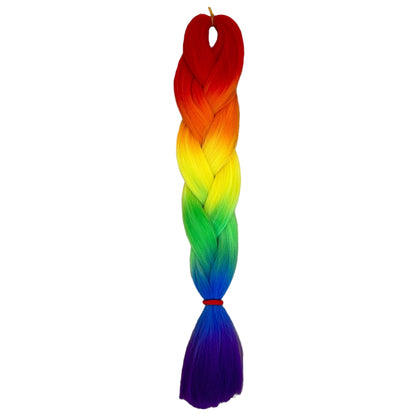 Jumbo Hair Braid (BRRBW005 - Rainbow)