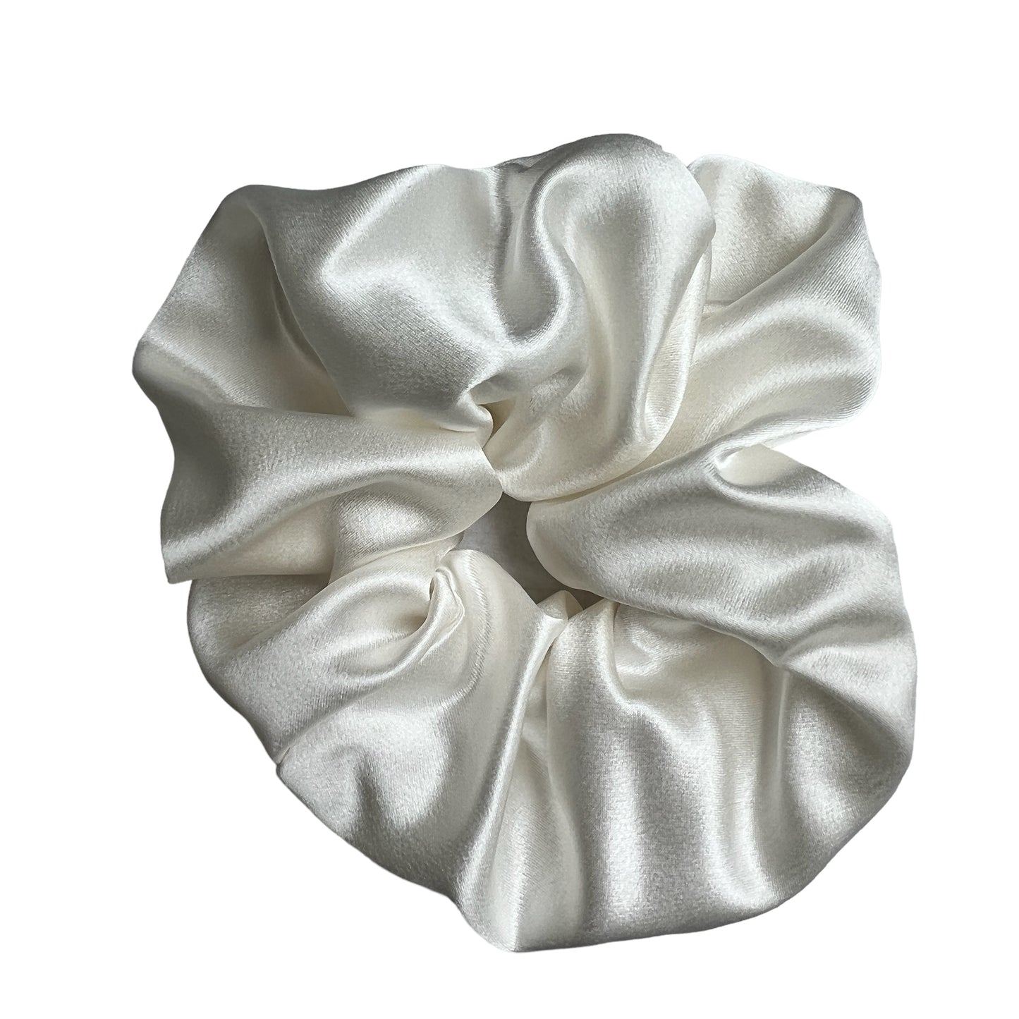 Silk Scrunchie - Cream