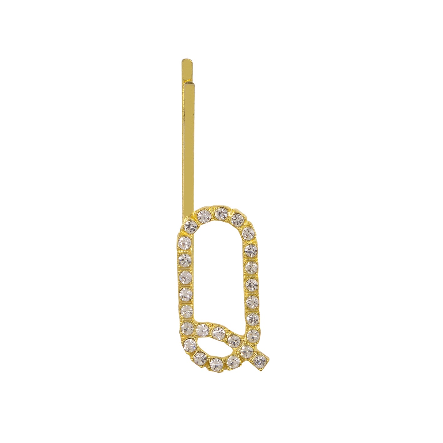 Letter Q Bobby Pin - Gold