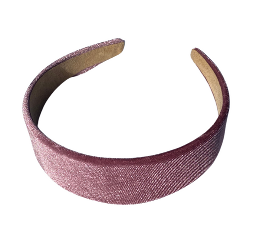 Dusty Pink Velvet Headband