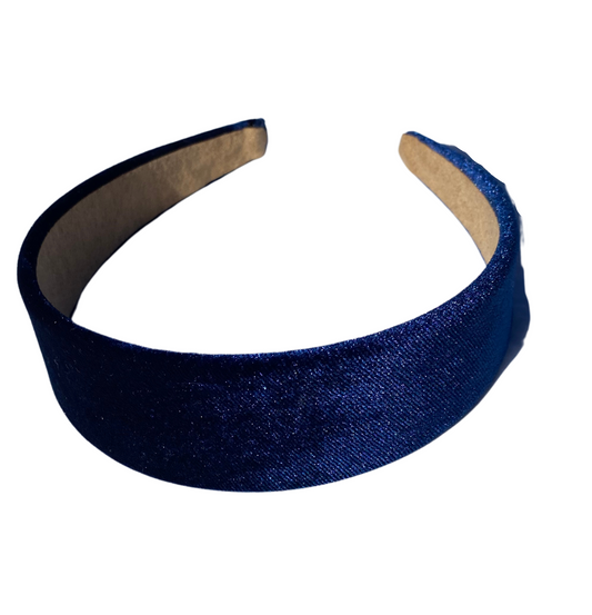 Royal Blue Velvet Headband