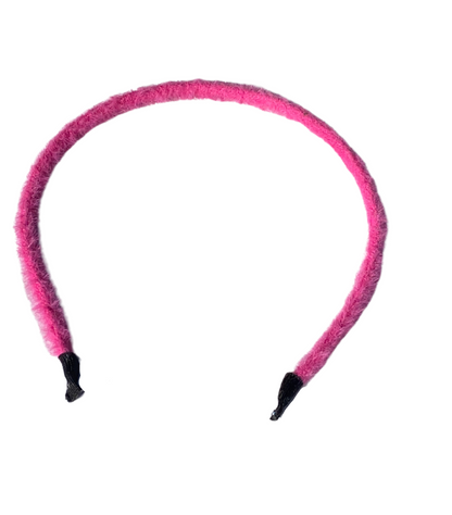 Multi-coloured fluffy headbands