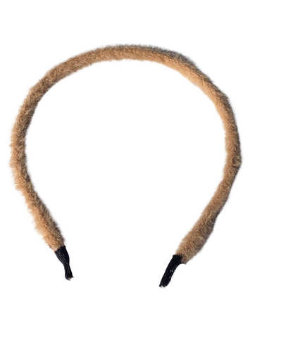 Multi-coloured fluffy headbands