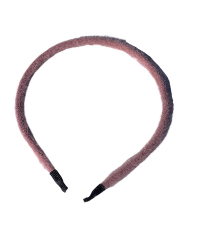 Multi-coloured fluffy headbands