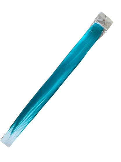 Clip in turquoise hair extensions