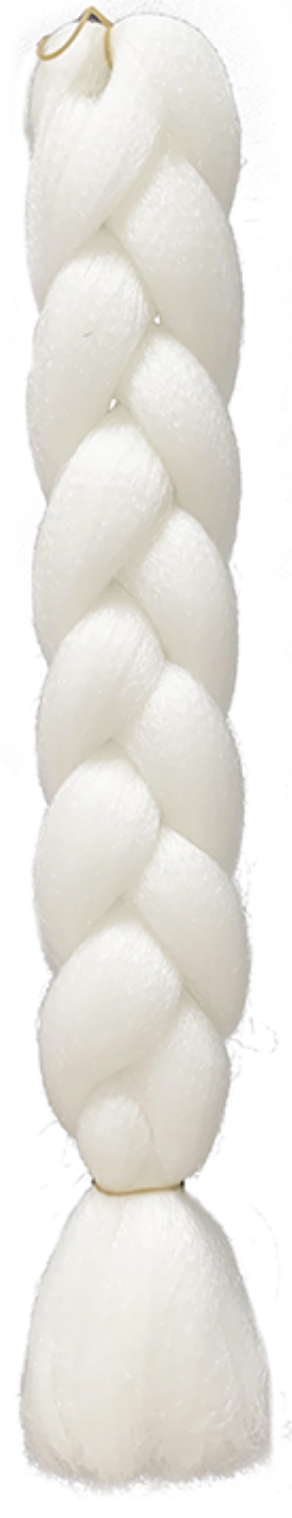 Jumbo Hair Braid (BRSCB006 - White)