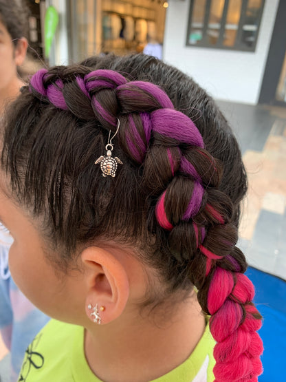 Jumbo Hair Braid (BRTHB002 - Purple, Hot Pink and Pink)